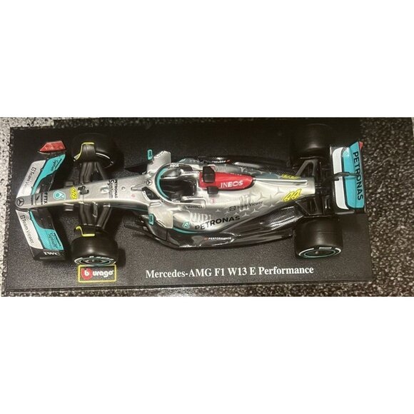 Bburago Mercedes Racing Formula F1 1:43 Scale Diecast Metal Cast 6 Pack NIB - Picture 7 of 9